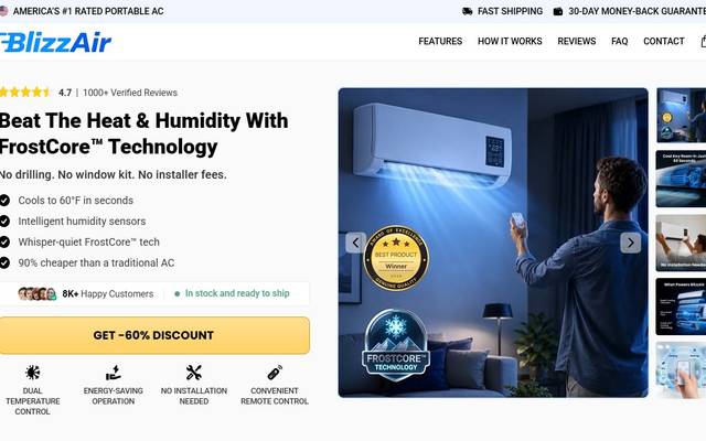 BlizzAir Portable AC Reviews 2026: Is This Compact Cooling Device Worth Buying?