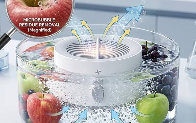 PuriBreeze Food Cleaner: (Wash Solution) Safe Kitchen Cleaning Solution Crafted for Freshly Picked Fruits, Greens & Seasonal 