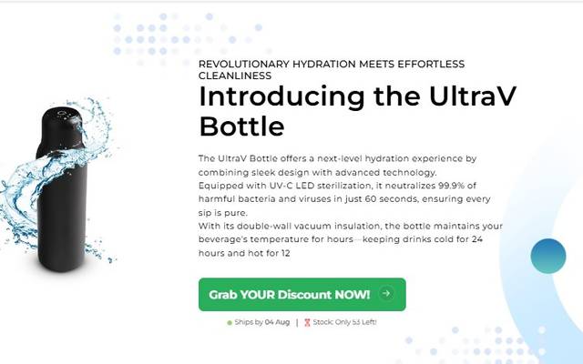 UltraV Bottle Reviews (Buying Guide) – Should You Buy It Today?