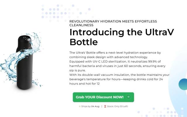 UltraV Bottle Reviews 2026 - Don't Buy Until You Read This! Honest Report