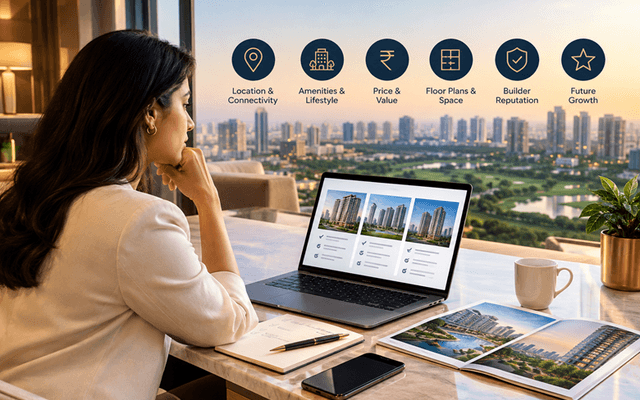 How to Compare Luxury Apartments in Gurgaon Before Making a Booking