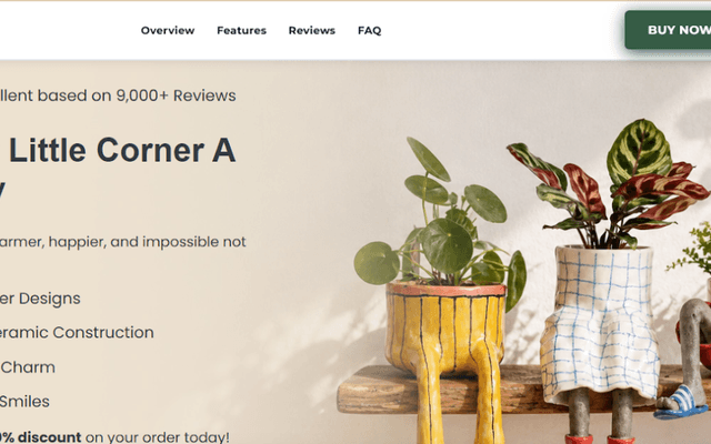 Shirem BloomBuddy Planter (Trending Décor) - Make Your Windowsill More Interesting