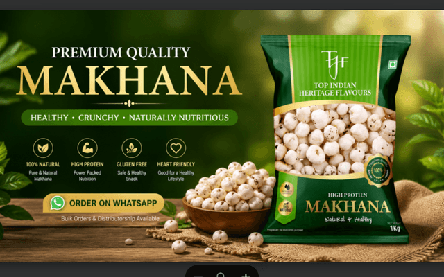 Makhana 250g Price in India – Fox Nuts Snack Pack Available on Amazon