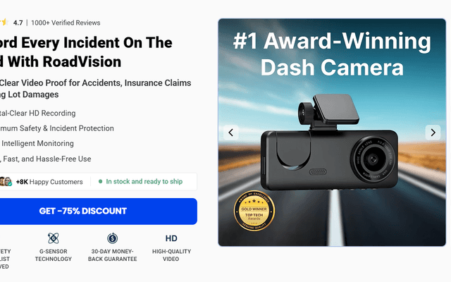RoadVision Dash Cam Review: What Makes This Driving Camera Different?