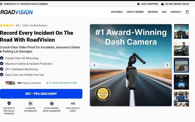 RoadVision Dash Cam Reviews - Is It Safe To Use? Must Read!