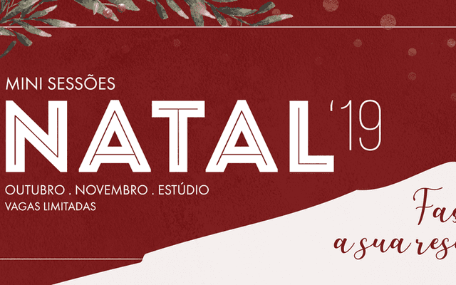 MINI-SESSÕES DE NATAL HALLOSTUDIO