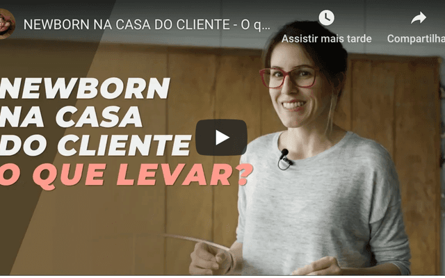 Newborn na casa do cliente 