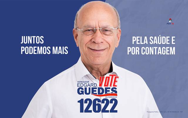 Edgard Guedes da Farmácia é candidato a vereador de Contagem pelo PTD