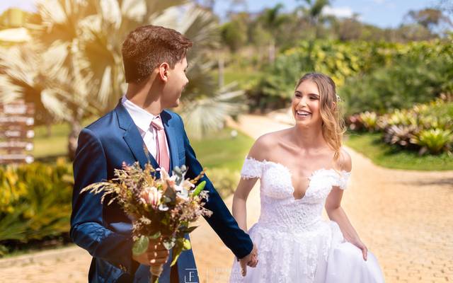 Editorial de noivas - O amor é Alegria