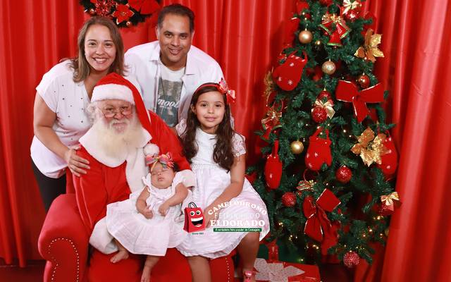 Natal da Feirinha do Eldorado com foto de graça do Papai Noel e sorteio de um Gol