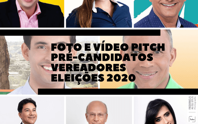 Foto e vídeo para pré candidato a vereador para eleições de 2020
