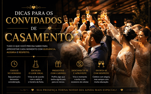 Dicas para os Convidados de Casamento