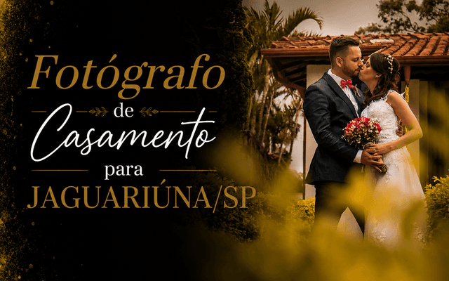 FOTÓGRAFO DE CASAMENTO para JAGUARIÚNA/SP - Denis Silveira
