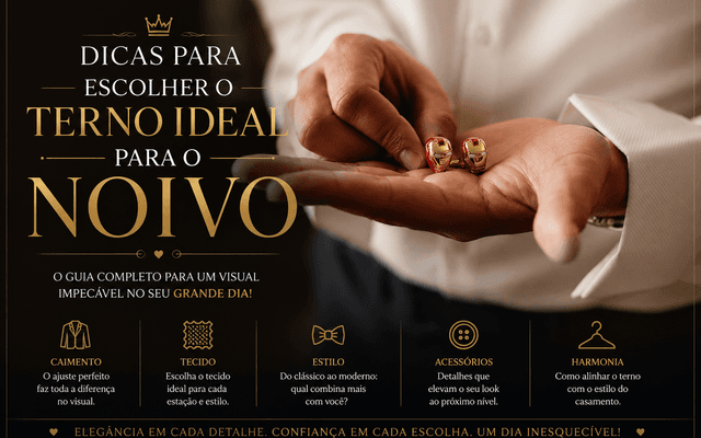 Dicas para escolher o Terno ideal do Noivo!