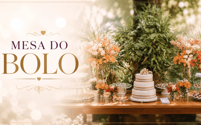 DICAS CASAMENTO - Mesa do Bolo