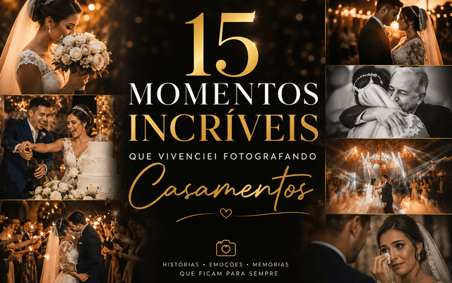 15 Momentos Incríveis que Vivenciei Fotografando Casamentos