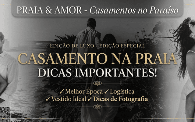CASAMENTO NA PRAIA, DICAS IMPORTANTES!