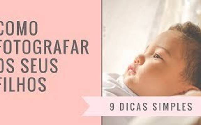 Como fotografar seus filhos