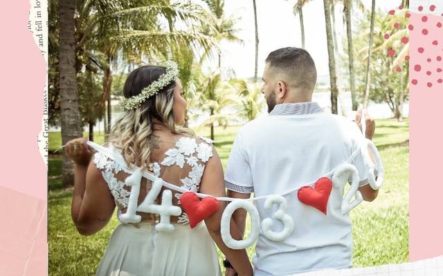 O amor está no ar....