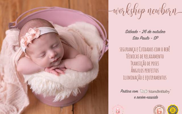 Workshop de Fotografia Newborn -  2019