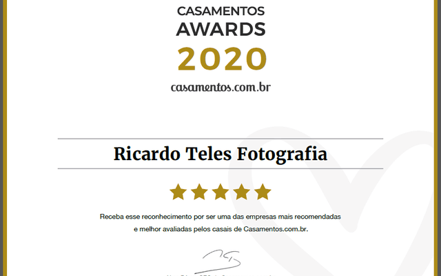 Reconhecimento: Casamentos Awards 2020