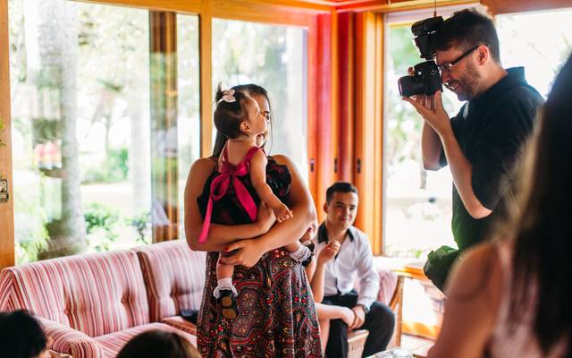 as crianças no casamento