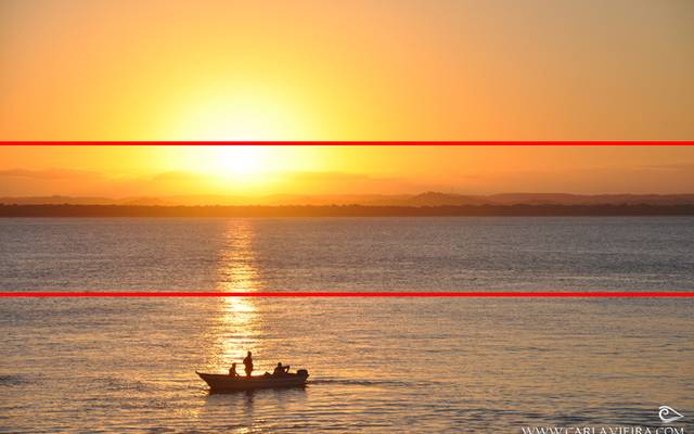 Fotografia de Paisagem - Regra da Linha do Horizonte