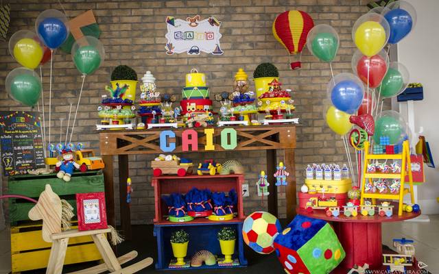 A grana apertou para fazer a festa infantil?
