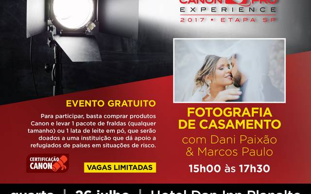 Workshop de Casamento - Canon Brasil, SP