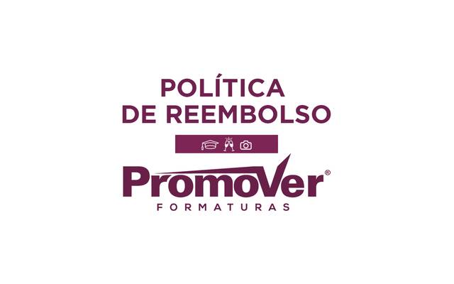 Política de reembolso de vendas, exclusivo para ingressos de colação de grau, não é válido para outros produtos ou serviços.