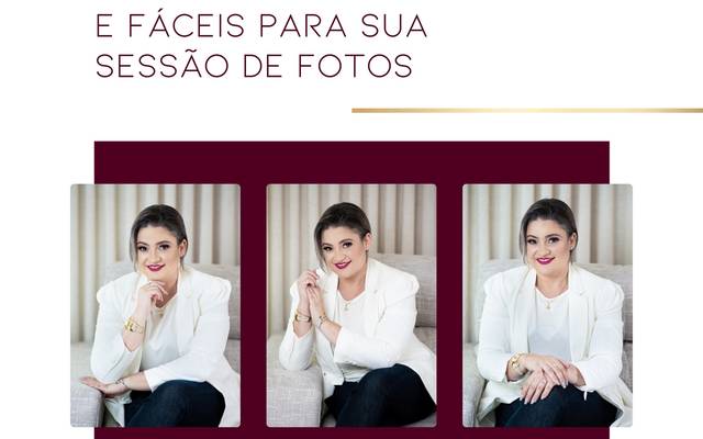 3 poses elegantes e fáceis para sua sessão de fotos!