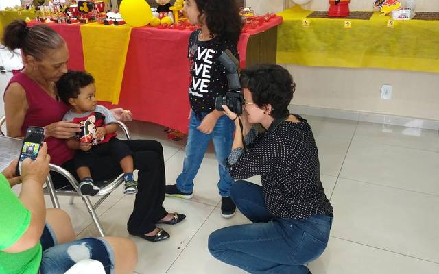Fotografando a Festa