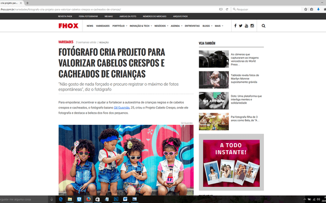 Entrevista para Revista FHOX