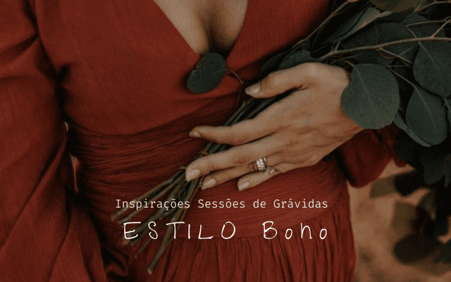 Inspirações Sessão de Grávida Estilo Boho