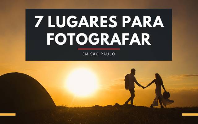 7 Lugares para fotografar seu pré wedding
