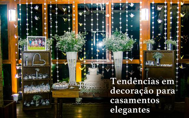 Tendências em decoração para casamentos elegantes