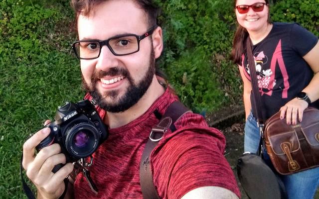 Um olá do casal Boeira