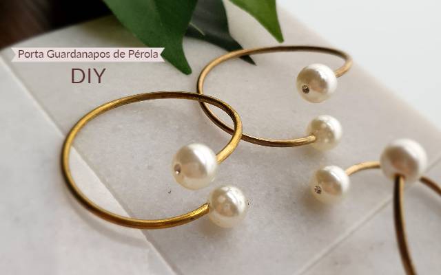 Porta Guardanapos de Pérola DIY