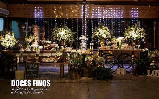 Doces finos para casamento, são deliciosos e trazem charme a decoração de casamento