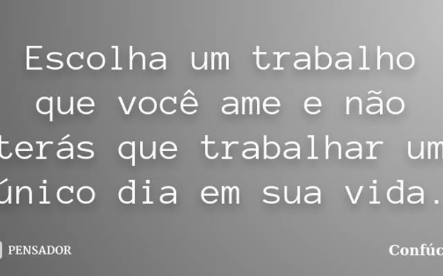 Porque eu optei pela profissão de fotógrafa