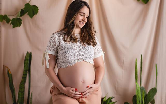 { Gestante Juliana esperando Davi }