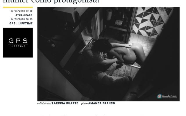 Fotografia de Parto na Capa do GPS Lifetime