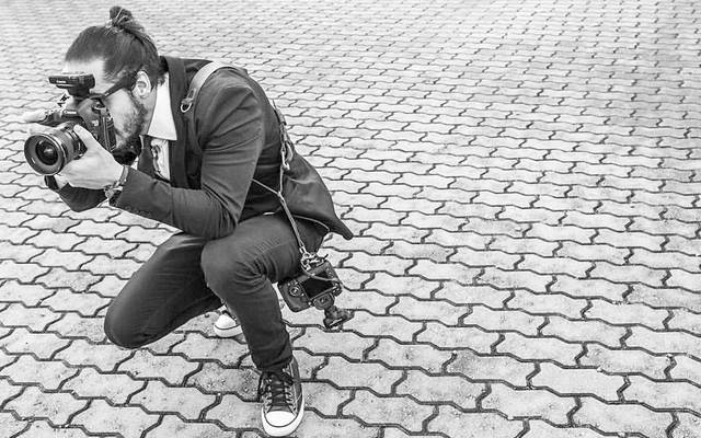 Comprou uma câmera! É Fotógrafo?