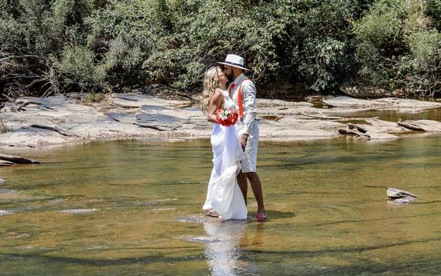 Ah!!!as aguas do Rio Cipó faz coração amolecer e casamento acontecer !!!