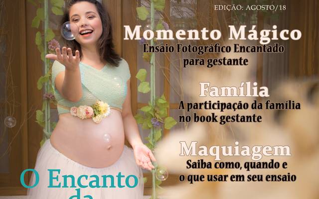 Revista Encanto - O Lúdico e a Fotografia de Gestante