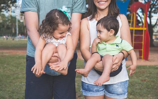 Ensaio Família no Parque da Cidade - Karina, Vinícius, Elisa e Paulo
