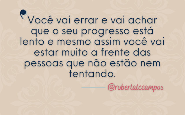 Você vai errar!