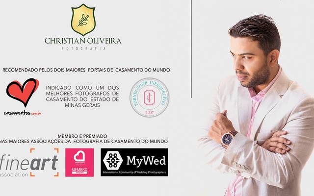 CHRISTIAN OLIVEIRA FOTOGRAFIA CONQUISTA O PRÊMIO MAIS PRESTIGIADO DO SETOR DE CASAMENTOS NA CATEGORIA FOTOGRAFIA E VÍDEO.