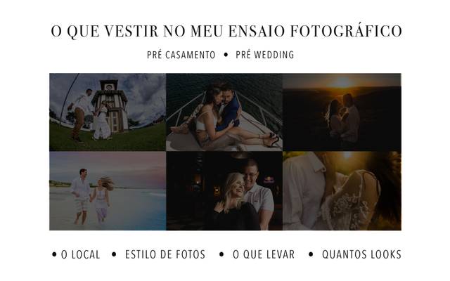 O Que Vestir no Meu Ensaio Fotográfico?