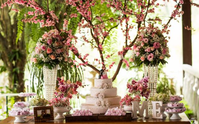Decoração de Casamento no Campo com Orquídeas - São Roque - SP
